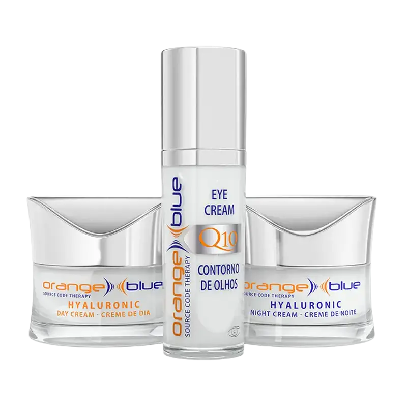 orangeblue Anti-Aging Powerpaket – Tagescreme, Nachtcreme und Augencreme im Set